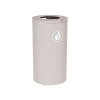 Poubelle Olbia 80 L avec seau - galva gris 7044 - Image principale