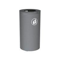 Poubelle Olbia 120 L sans seau - galva gris Procity - Image principale