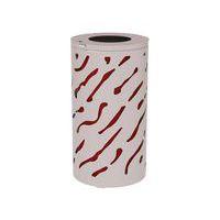 Poubelle Venise 80 L avec seau galva peint - gris 7044 - Image principale