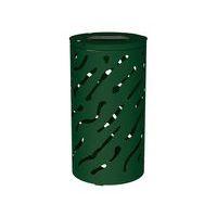 Poubelle Venise 80 L sans seau - galva vert 6005 - Image principale