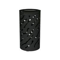 Poubelle Venise 80 L sans seau - galva noir 9005 - Image principale