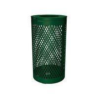 Poubelle Losange 120 L - galva vert 6005 - Image principale
