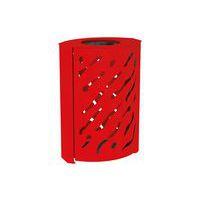 Poubelle Venise 120 L - galva rouge 3020 - Image principale