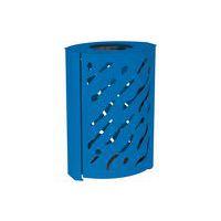 Poubelle Venise 120 L - galva bleu 5010 - Image principale