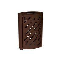 Poubelle Venise 120 L - galva marron 8017 - Image principale