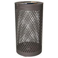Poubelle Losange Tri sélectif 2 x 60 L - galva gris Procity - Image principale