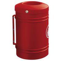 Poubelle Esterel murale 40 L - rouge foncé 3004 - Image principale