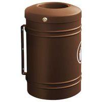 Poubelle Esterel murale 40 L - marron 8017 - Image principale