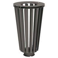 Poubelle Lofoten 80 L acier galva gris Procity - Image principale