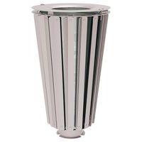 Poubelle Lofoten 80 L acier avec seau galva - gris 7044 - Image principale
