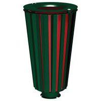 Poubelle Lofoten 80 L acier avec seau peint - Procity