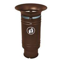Poubelle Cévennes 60 L avec seau - marron 8017 - Image principale