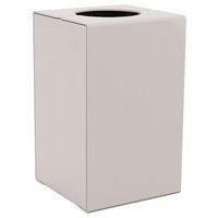 Poubelle Kub 120 L acier - gris 7044 - Image principale
