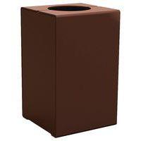 Poubelle Kub 120 L acier - marron 8017 - Image principale