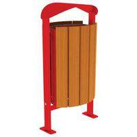 Poubelle Silaos 50 L acier/bois - Procity thumbnail image 5
