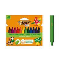 Etui 12 craies Plastidecor bic triangle 9 cm mine: 12 mm - Image principale