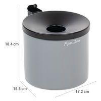 Cendrier mural Manutan - 1.5L - Gris thumbnail image 7