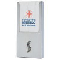 Distributeur de sachets en papier pour protection inox brossé - Image principale