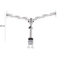 Support ajusable pour double écran - Manutan - Image 4