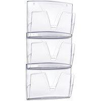 Lot de 3 Corbeilles murales Cristal transparentes - Manutan - Image 5