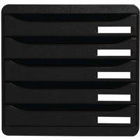 Module de classement Big Box Plus noir 5 Tiroirs - Exacompta thumbnail image 2
