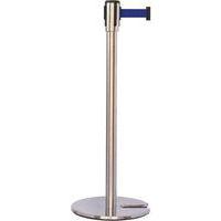 Poteau acier inoxydable à sangle - Base empilable - Manutan Expert - Image 2