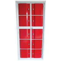 Armoire visitable Omega sans pieds 2 colonnes - Manutan Expert