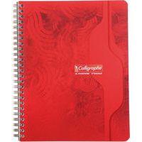 Cahier reliure hélicoïdale 17x22 cm 180 pages 5x5 70g