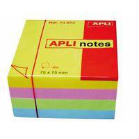 Cube 400 feuilles de notes repositionnables  75x75 mm couleurs pastels assorties - Image principale
