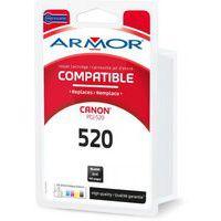 Cartouche jet d'encre noire compatible canon PGI-520 BK - Image principale