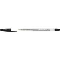 Stylo bille fine pointe moyenne corps transparent