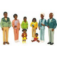 Figurines de la famille africaine - Lot de 8 - Miniland