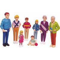 Figurines de la famille européenne - Lot de 8 - Miniland