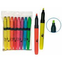 Pochette 8 stylos fluo Pichon assortis pointe biseautée thumbnail image 2