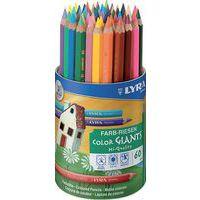 Pot 60 crayons de couleurs Lyra Color Giants - Image principale
