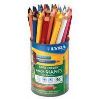 Pot 36 crayons de couleurs color giants - Lyra