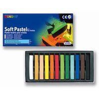 Boîte 12 pastels tendres Mungyo assortis 66 mm - Image principale