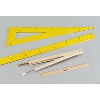 Équerre à tableau, bois 60 cm laquée - Image principale