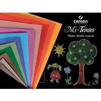 Pochette de 12 feuilles couleur assorties 160 g - 25x32 cm - Image principale
