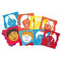 Ensemble de 6 pochoirs les expressions - Image principale