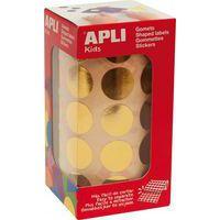 Lot de 3 rouleaux gommettes rondes 20mm - Apli Kids