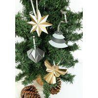 Décor sapin de noël: série 3 plaques