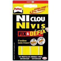 Etui 10 pastilles ni clou ni vis - Pattex