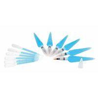 Kit outils encre a dessiner : 6 pinceaux a reserve 15 ml + 6 pipettes