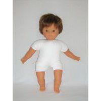 Bébé européen garçon 40 cm avec cheveux - Image principale