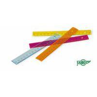 Boite de 36 règles plates étroites 16 cm couleurs assorties - Image principale