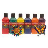 Assortiment de 6 flacons 250 ml de gouache plastifiante vinylique pichon - Image principale