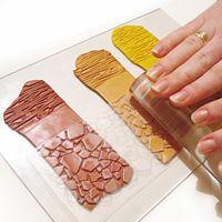 Lot 10 plaques de texture pour fimo - Image principale