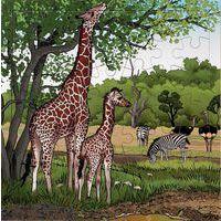 Puzzle girafes - 49 pièces - Rolf