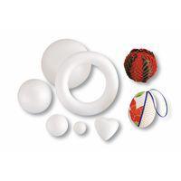 Boule styropor 30 mm blanche
